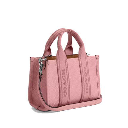 Coach Women's Smith Mini Tote  Silver/Light Blush