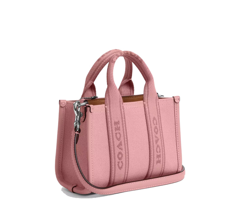 Coach Women's Smith Mini Tote  Silver/Light Blush