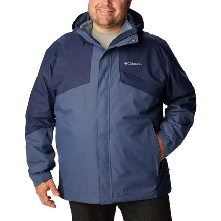 Columbia Men's Big Bugaboo II Fleece Interchange Jacket Dark Mountain/Collegiate Navy