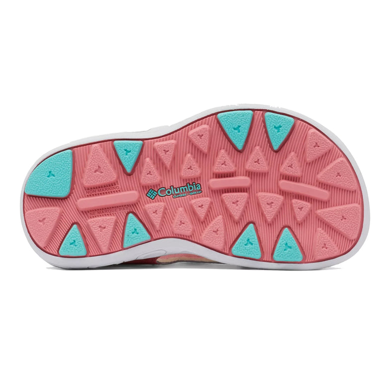 Columbia Little Kids' Techsun Vent Sandal Wild Salmon/Dolphin