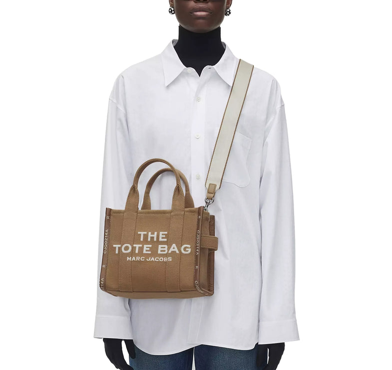Marc Jacobs Women's The Jacquard Small Tote Bag Camel