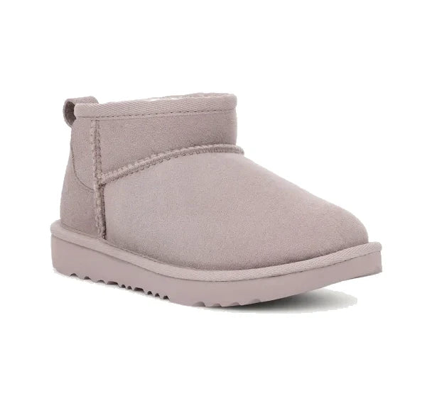 UGG Big Kid's Classic Ultra Mini Pale Smoke