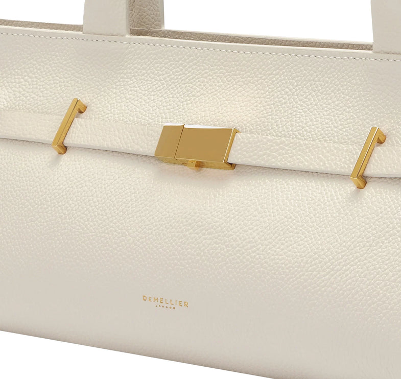 DeMellier London Women's The New York Shoulder Off White Small Grain