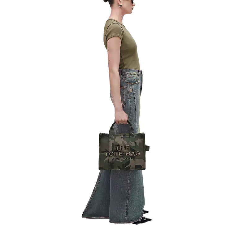 Marc Jacobs Women's The Camo Jacquard Small Tote Bag Camo Multi