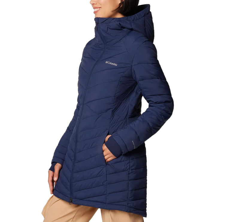 Columbia Women's Joy Peak II Mid Hooded Jacket Collegiate Navy