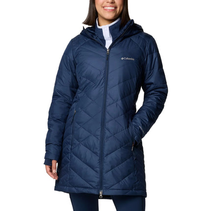 Columbia Women's Heavenly Long Hooded Jacket Collegiate Navy