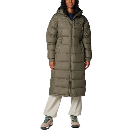 Columbia Women's Pike Lake II Long Jacket Stone Green