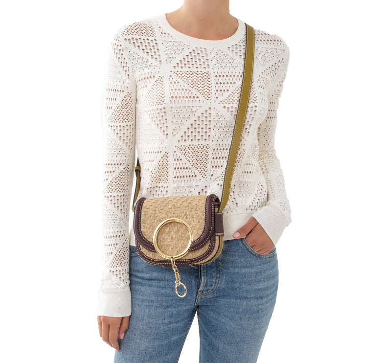 See By Chloé Women's Mara Small Crossbody Bag Straw Beige