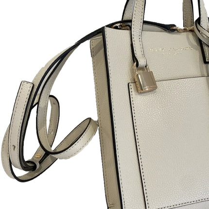 Marc Jacobs Women's Micro Grind Pebbled Leather Crossbody Marshmallow - Hemen Teslim