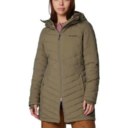 Columbia Women's Joy Peak II Mid Hooded Jacket Stone Green