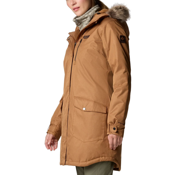 Columbia Women's Suttle Mountain Long Insulated Jacket Camel Brown