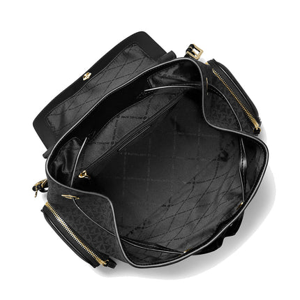 Michael Kors Women's Jet Set Large Logo Backpack Black
