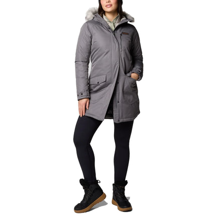 Columbia Women's Suttle Mountain Long Insulated Jacket City Grey