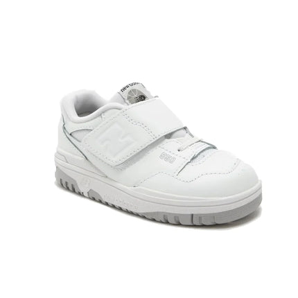 New Balance Toddler's 550 Bungee Lace with Top Strap White IHB550PB - Special Price