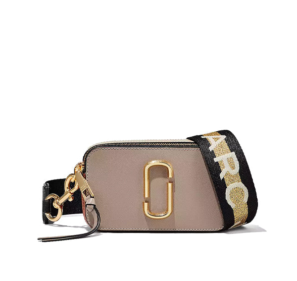 Marc Jacobs Women's The Snapshot Crossbody Bag Cement Multi - Ready to Ship