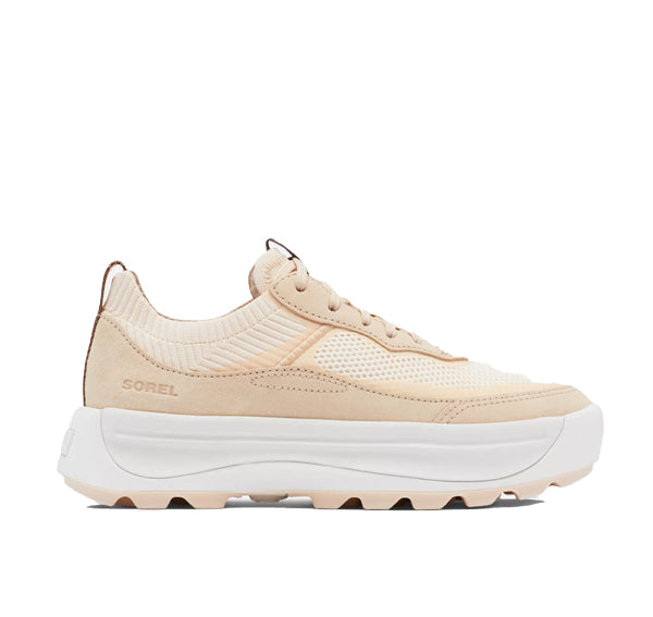 Sorel Women's Ona 503 Knit Low Sneaker White Peach/Nova Sand