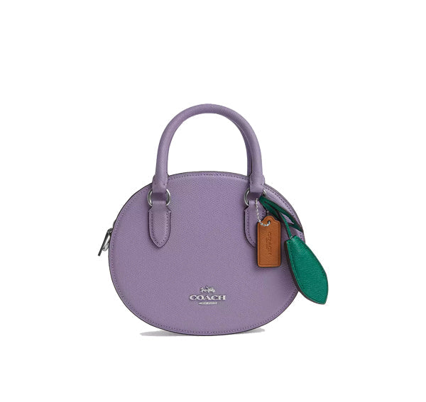 Coach Women's Blueberry Crossbody Silver/Light Violet