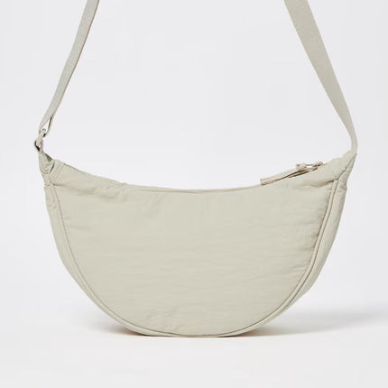 Uniqlo Unisex Round Mini Shoulder Bag 30 Natural