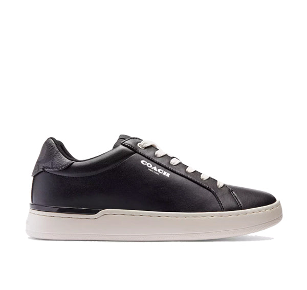 Coach Women's Clip Low Top Sneaker Black Charcoal