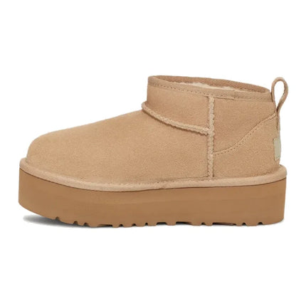 UGG Big Kid's Classic Ultra Mini Platform Sand - Hemen Kargoda