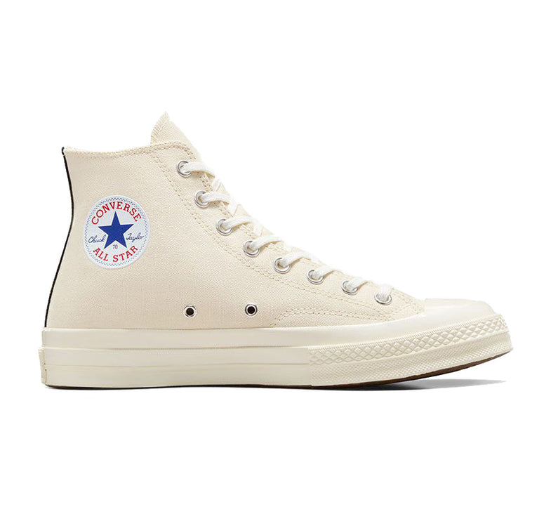 Converse x Comme des Garçons PLAY Chuck 70 High Top Milk/Red/Black - Special Price