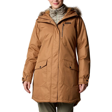 Columbia Women's Suttle Mountain Long Insulated Jacket Camel Brown