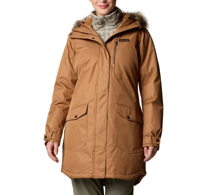 Columbia Women's Suttle Mountain Long Insulated Jacket Camel Brown