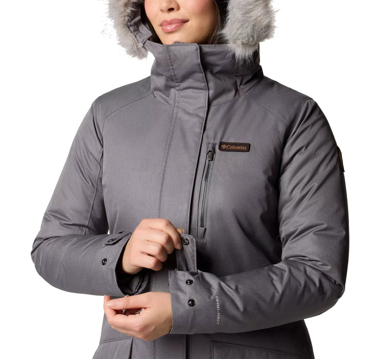 Columbia Women's Suttle Mountain Long Insulated Jacket City Grey