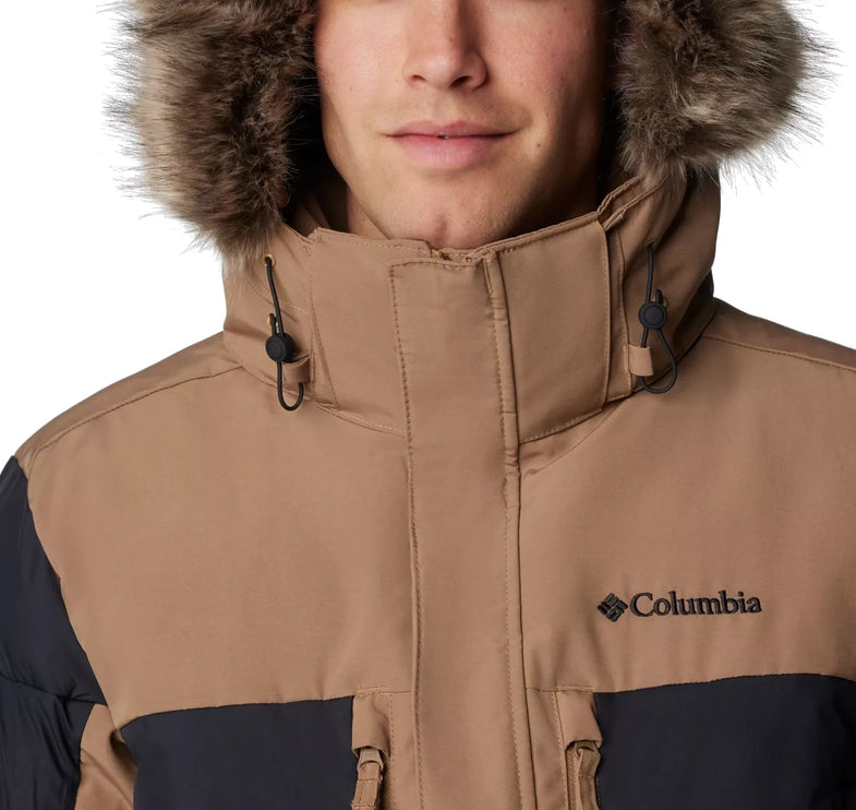 Columbia Men's Marquam Peak Fusion II Hooded Parka Delta/Black