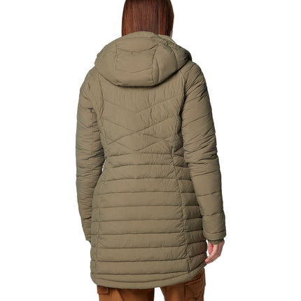 Columbia Women's Joy Peak II Mid Hooded Jacket Stone Green