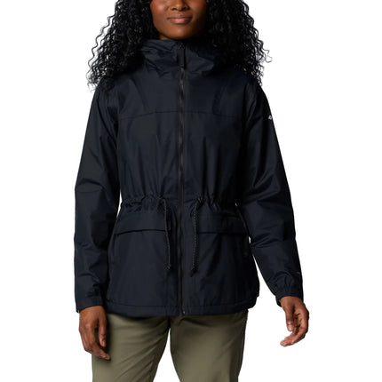 Columbia Women's Sweet Creek II Lined Rain Jacket Black