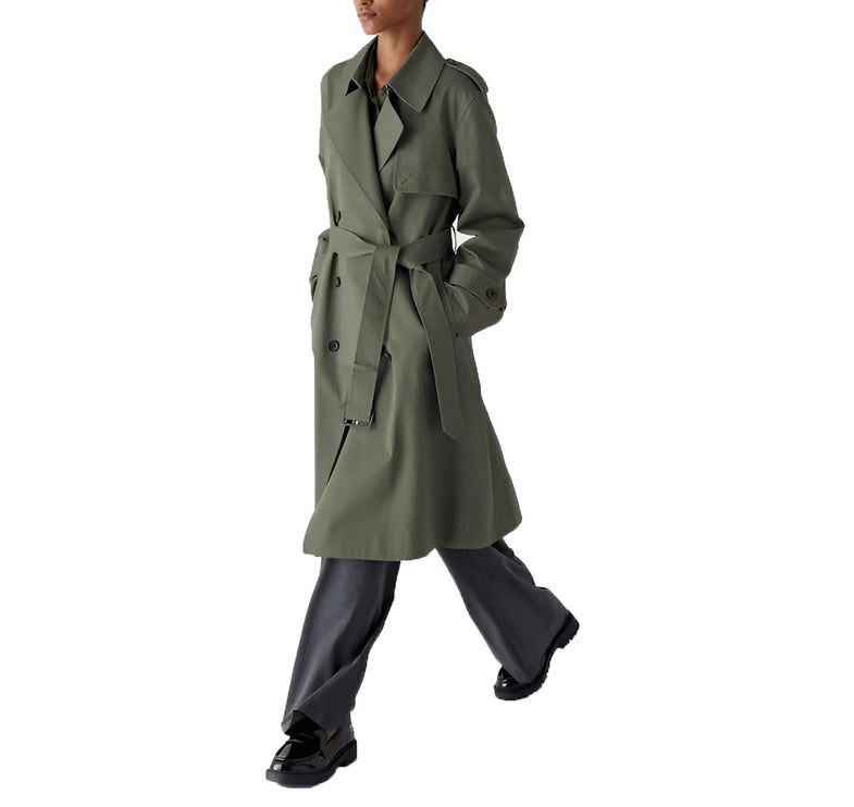 Uniqlo Women's Trench Coat 56 Olive