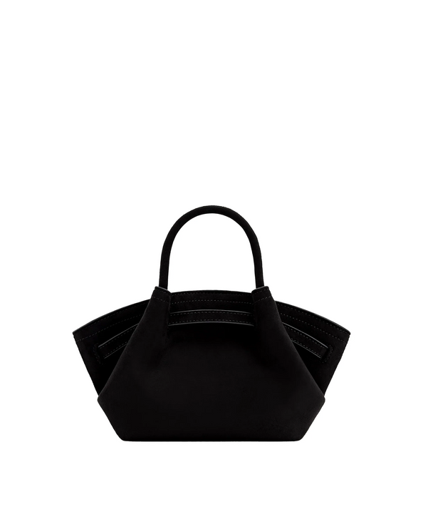 JW PEI Women's Hana Mini Faux Suede Tote Bag Black/Gold