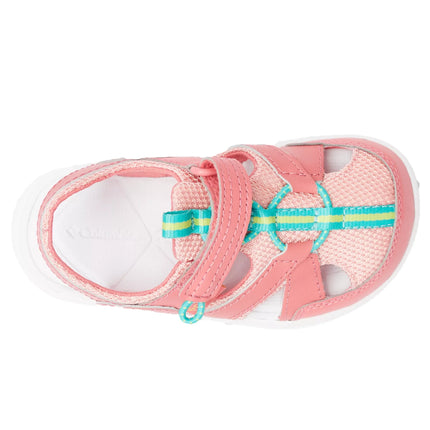 Columbia Little Kids' Techsun Wave Sandal Wild Salmon/Voltage