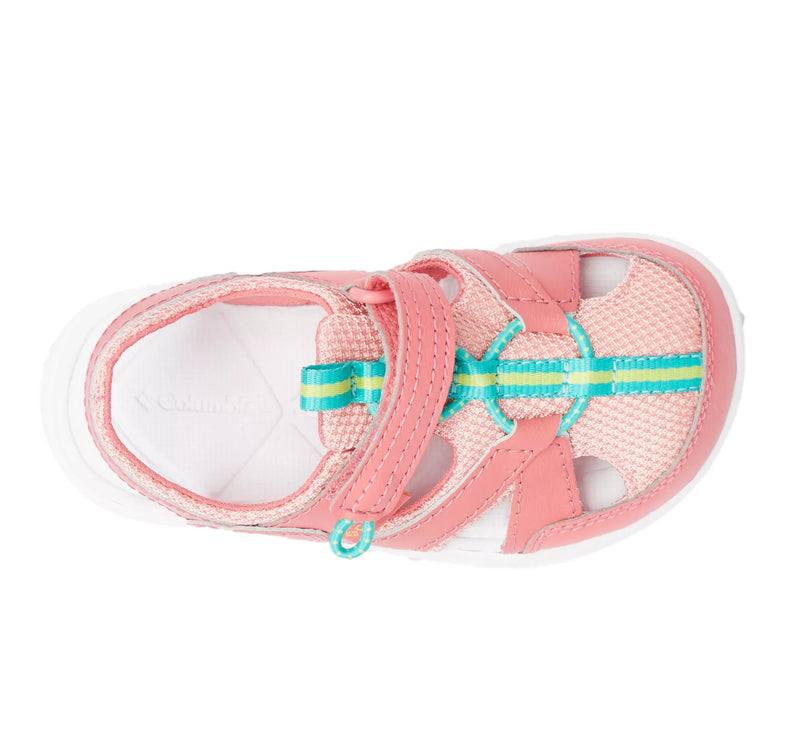 Columbia Little Kids' Techsun Wave Sandal Wild Salmon/Voltage