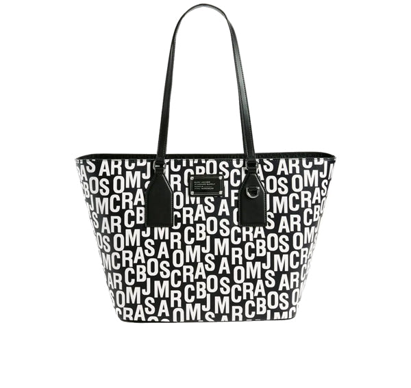 Marc Jacobs Women's Trademarc Large Tote Bag Black/White