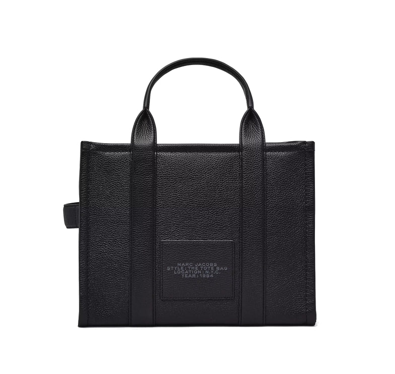 Marc Jacobs Women's The Leather Medium Tote Bag Black