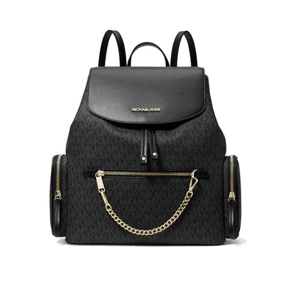 Michael Kors Women's Jet Set Large Logo Backpack Black