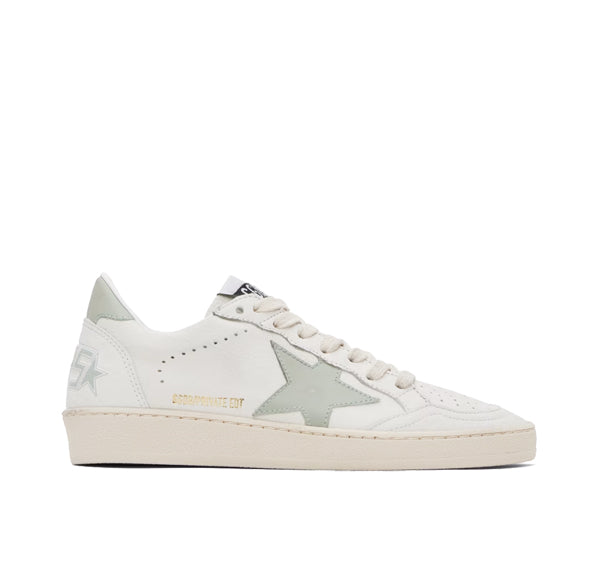 Golden Goose Women's Ball Star Sneakers White/Aqua Grey