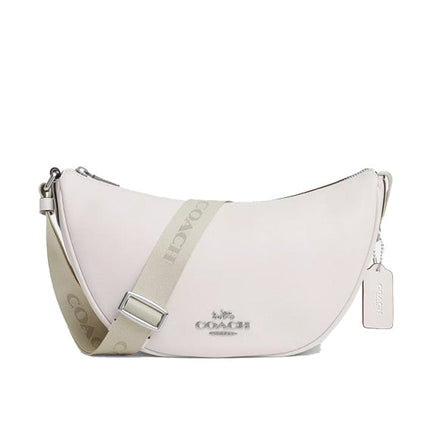 Coach Women's Pace Shoulder Bag Silver/Chalk