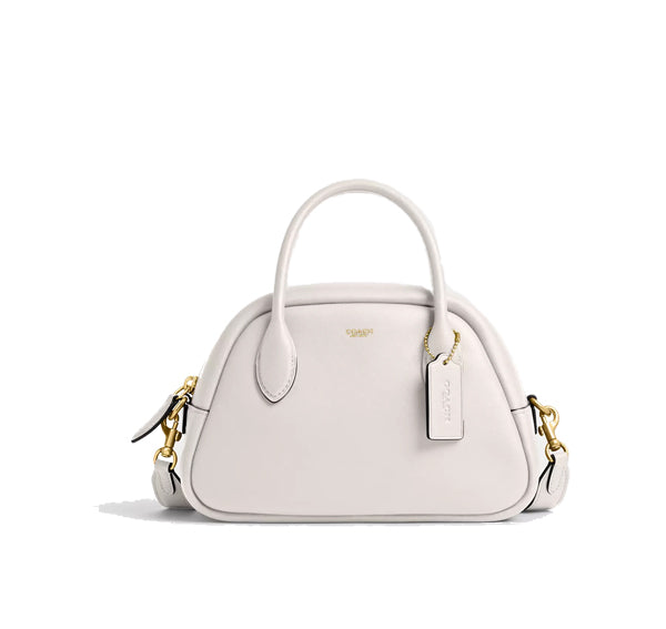 Coach Women's Borough Bowling Bag Brass/Chalk