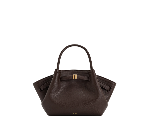 JW PEI Women's Hana Mini Tote Bag Dark Brown/Gold