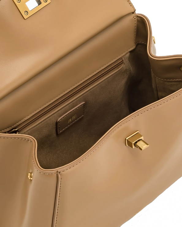 JW PEI Women's Lucia Classic Top Handbag Brown/Gold