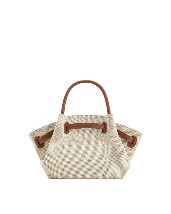 JW PEI Women's Hana Mini Tote Bag Brown Canvas