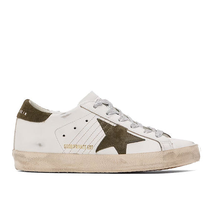 Golden Goose Women's Super Star Sneakers Optic White/Olive