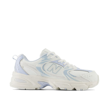 New Balance Grade School 530 White with Starlight and Reflection GR530WS