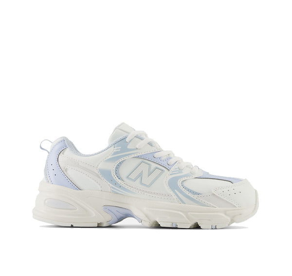 New Balance Grade School 530 White with Starlight and Reflection GR530WS