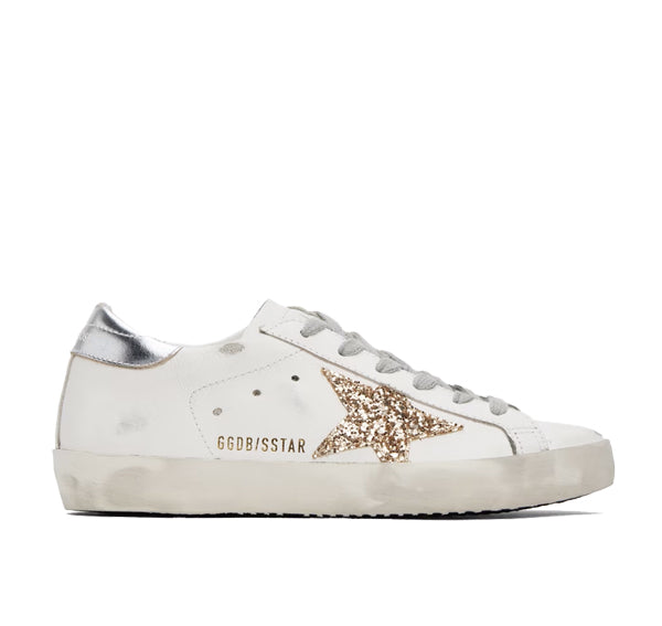 Golden Goose Women's Super Star Sneakers Shine/Gold/Silver - Ready to Ship