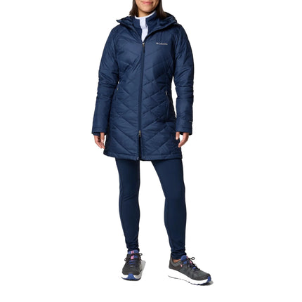 Columbia Women's Heavenly Long Hooded Jacket Collegiate Navy