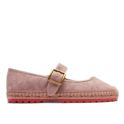 Coach Women's Courtney Espadrille In Signature Canvas Light Rose